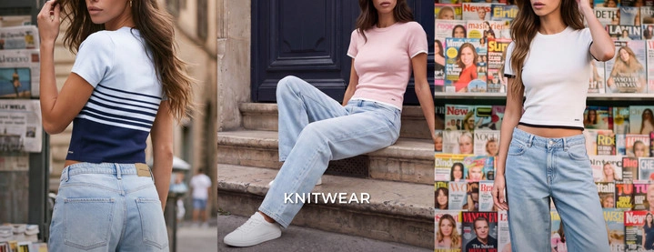 Entdecke trendige Strickmode mit modernen Schnitten für stylische und entspannte Alltagslooks.- TALLY WEiJL