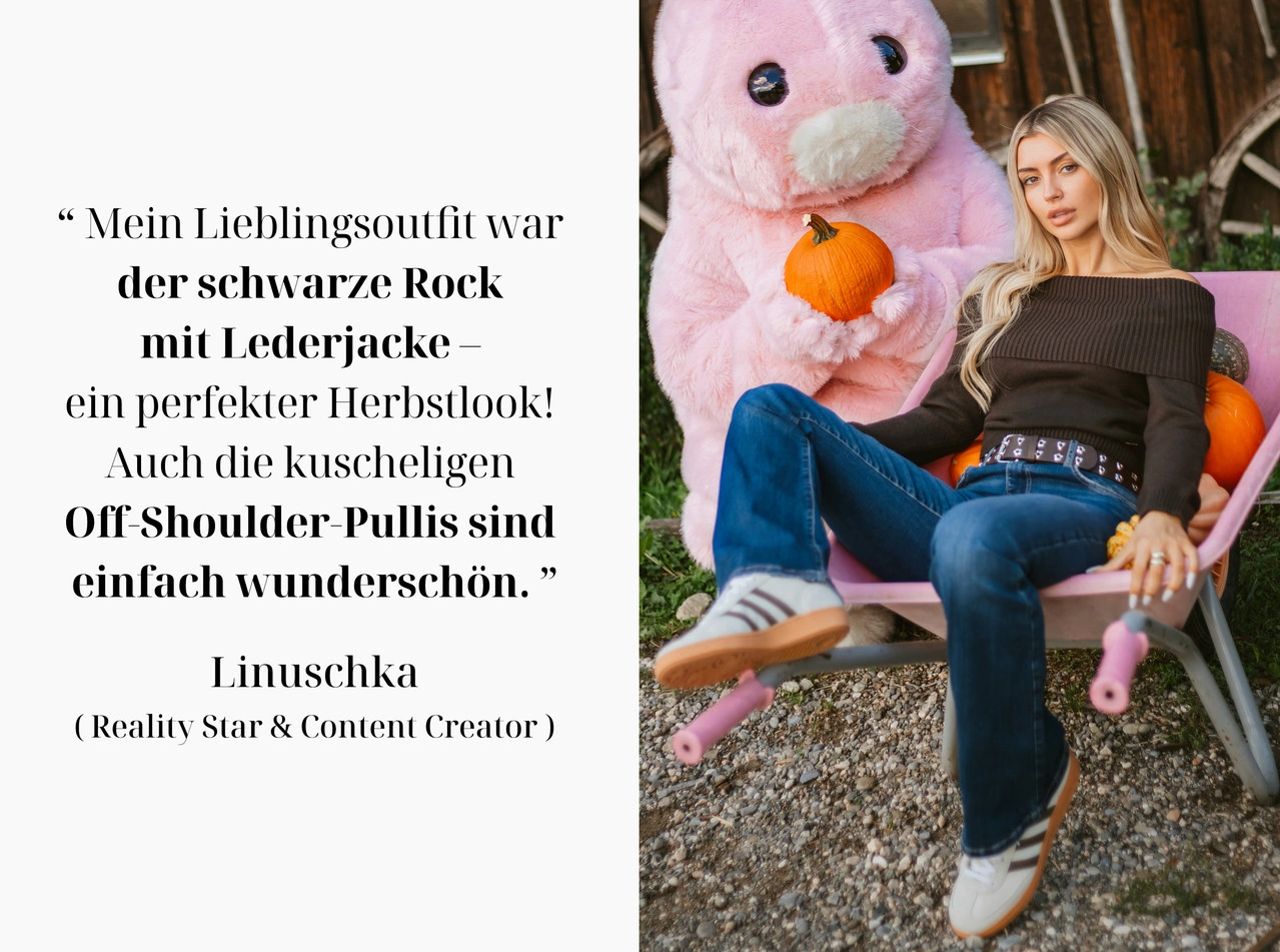 Entdecke das Zitat und das Outfit unserer Ambassadorin mit chicem Style stylischen Looks und Inspiration.- TALLY WEiJL
