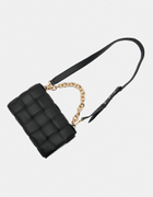 Black Weaved Handbag