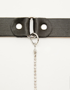 Belt with Chain Detail
