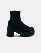 High Chunky Sole Ankle Boots