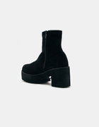 High Chunky Sole Ankle Boots