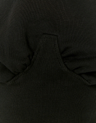 Schwarzes kurzes Sweatshirt