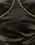 Black Sleeveless  Bodysuit