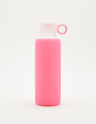 Pink Silicone Glass Bottle