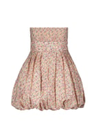 Mini Dress with Puff Skirt