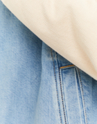 Jeansowa kurtka koszulowa z długim rękawem