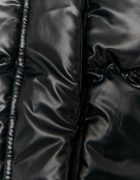 Black Cropped Puffer Jacket