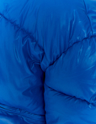 Blue Cropped Puffer Jacket