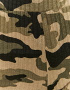 Camouflage Print Flare Leggings