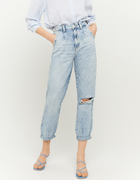 High Waist Ripped Slouchy Jeans