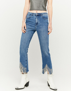 High Waist Cropped Flare Jeans