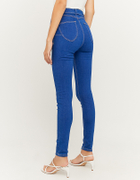 Jeans Push Up a Vita Alta Blu