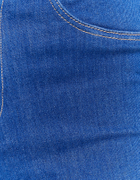 Jeans Push Up a Vita Alta Blu