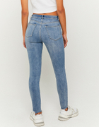 Jeans Skinny a Vita Bassa Blu