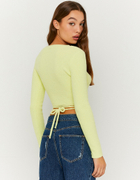 Crop Top Soft Touch Giallo