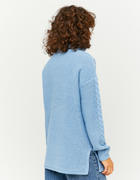 Maglione Collo Alto Blu