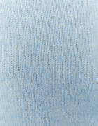 Maglione Oversize Collo Alto Blu