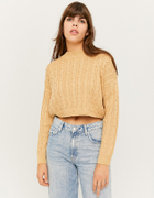 Beige Cable Knit Jumper
