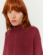 Roter Oversize Pullover