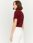 Roter kurzer Pullover