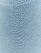 Blauer Basic Pullover mit Rollkragen