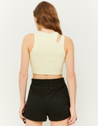 Shorts a Vita Alta Arricciati Neri | TALLY WEiJL Online Shop