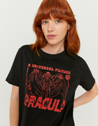 T-shirt z nadrukiem Draculi