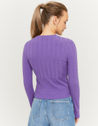 Purple Long Sleeves Top