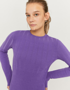 Purple Long Sleeves Top
