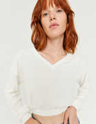 White Top with Elasticated Hem