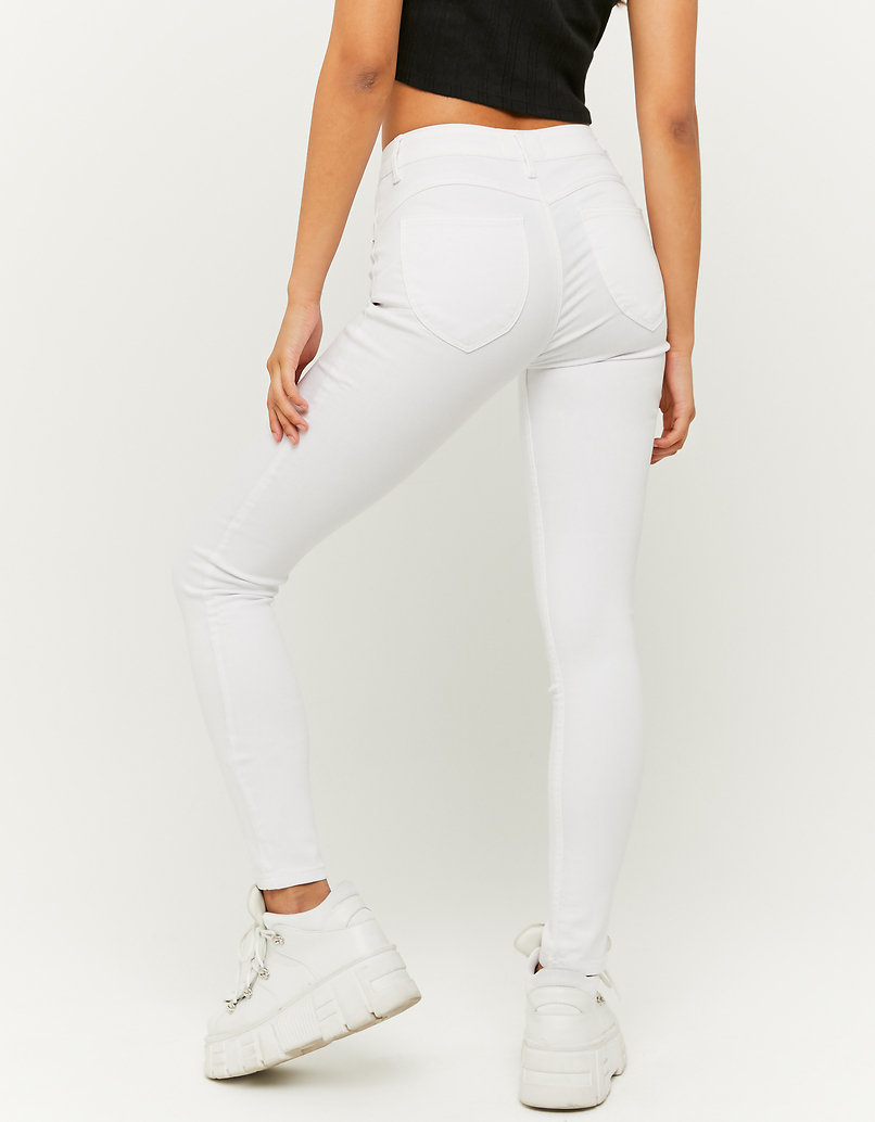 Mid-Waist Skinny Push-Up Trousers | TALLY WEiJL Online Shop
