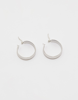Orecchini a cerchio large argento | TALLY WEiJL