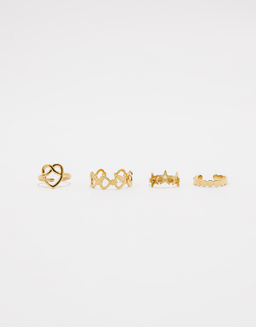 Set 4 anelli per dita dei piedi | TALLY WEiJL