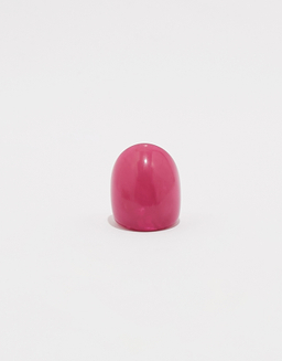 Anello chunky in resina rosa | TALLY WEiJL