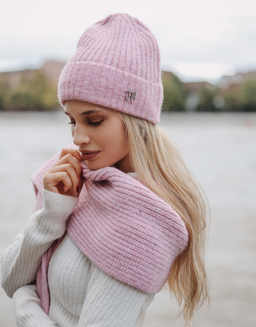 Sciarpa Rosa con Frange | TALLY WEiJL
