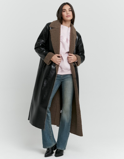Cappotto Lungo Nero | TALLY WEiJL