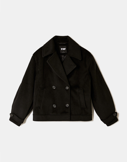 Manteau Noir Boutonné | TALLY WEiJL