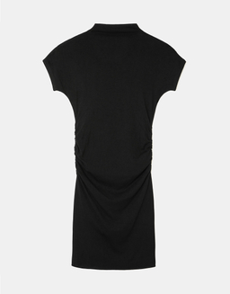 Black Ruched Mini Dress | TALLY WEiJL
