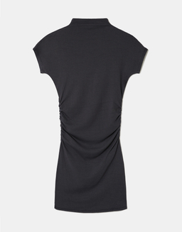 Grey Ruched Mini Dress | TALLY WEiJL
