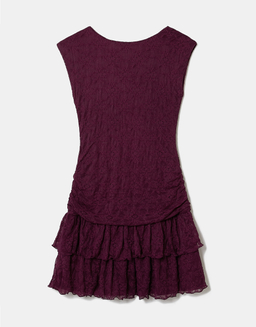 Mini Abito Bordeaux in Pizzo | TALLY WEiJL