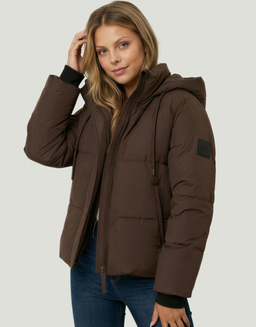 Brown Padded Jacket | TALLY WEiJL