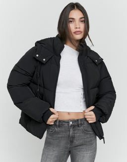 Schwarze Wattierte Jacke | TALLY WEiJL