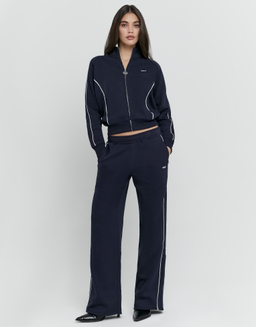 Blue Wide Leg Trousers | TALLY WEiJL