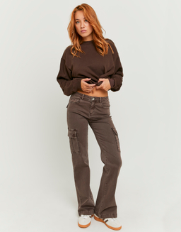 Braune Bootcut Cargohose | TALLY WEiJL
