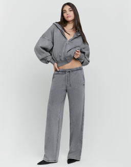 Graue Wide Leg Sweatpants | TALLY WEiJL