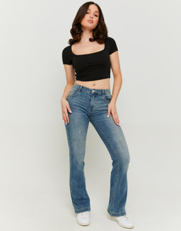 Jean Bootcut Bleu Taille Mi-Haute | TALLY WEiJL