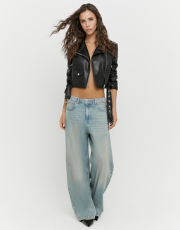 Light Wash Blue Barrel Jeans | TALLY WEiJL