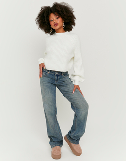 Παντελόνι Τζιν Low Waist Straight | TALLY WEiJL