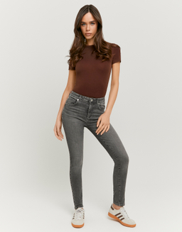 Jeans Grigi a Vita Media Skinny | TALLY WEiJL